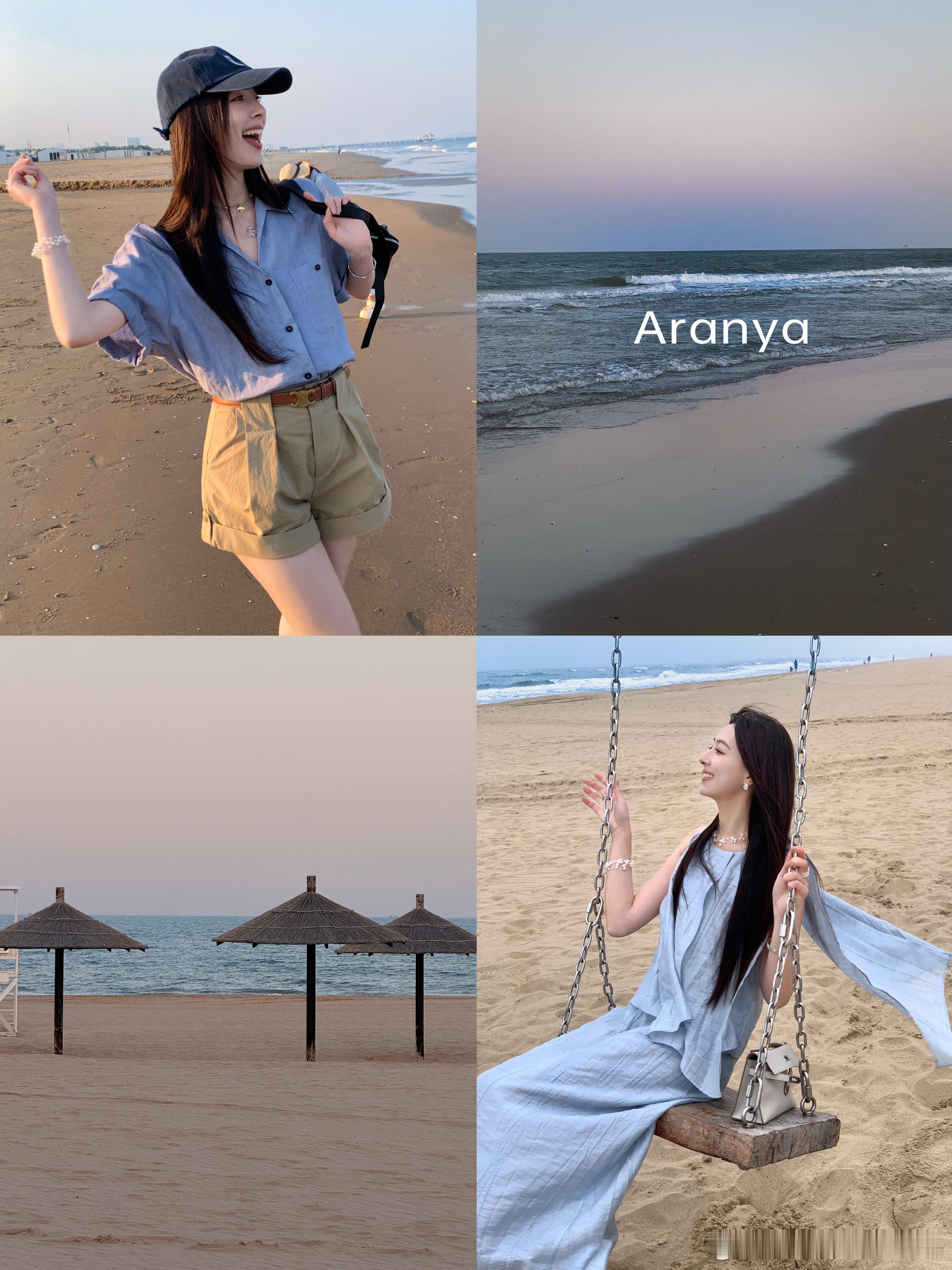 去阿那亚过夏天，整理了值得打卡的10个地方！1️⃣去海边散步、荡秋千等一场日落（