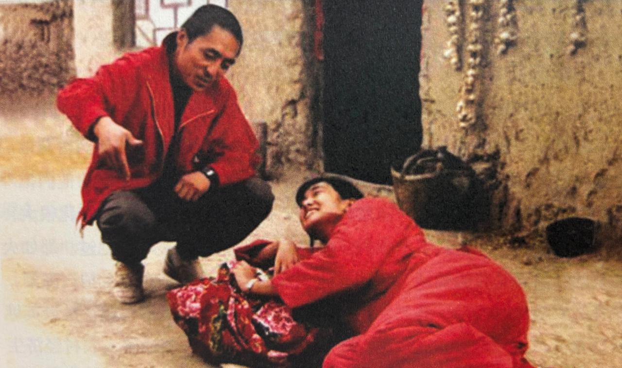 1987年电影《红高粱》工作照