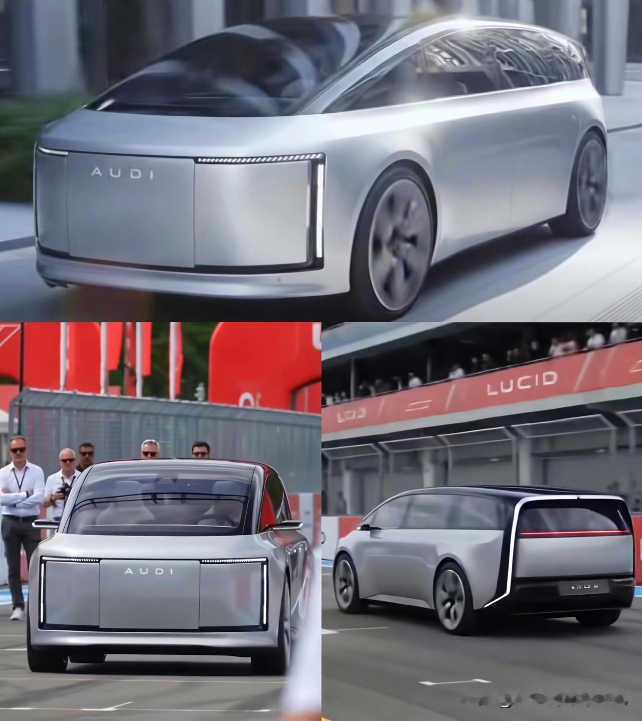 网传奥迪的MPV，帅不帅？怎么车尾看着有点像理想的MEGA，不如就改名“奥ME