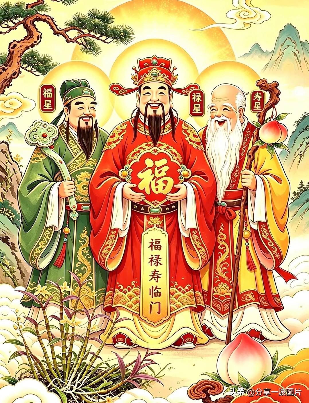 福禄寿临门，平安纳吉祥🙏