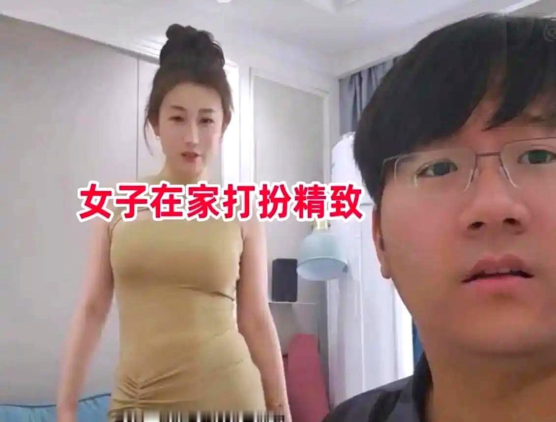 半夜客厅“咚咚”作响时，河南郑州一男子捂着头吐槽：媳妇在家穿高跟，吵得脑壳疼。