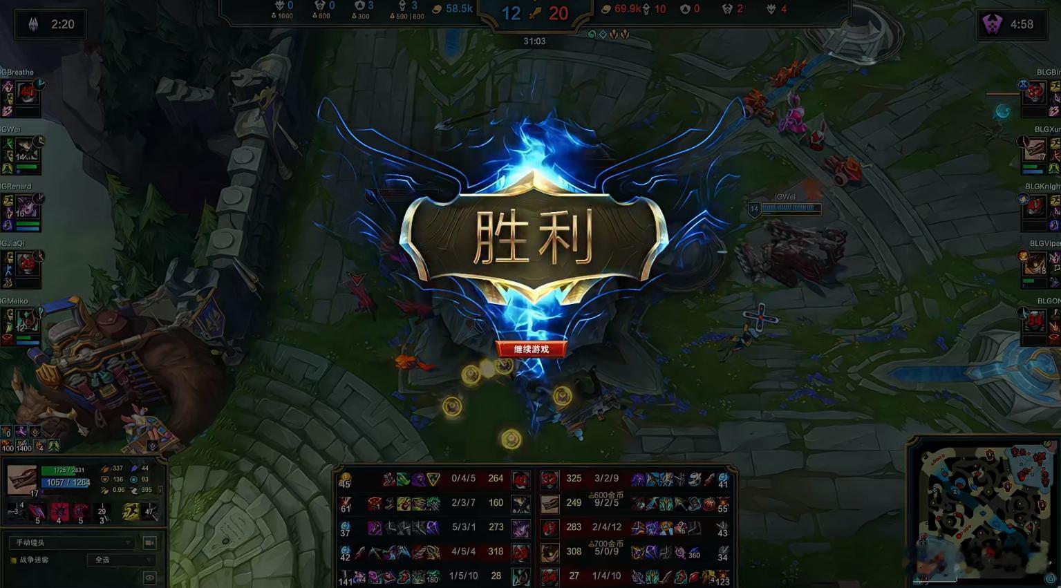 iG被BLG让一追二，遭遇四连败……1-2WBG，1-2BLG，0-2TES，1