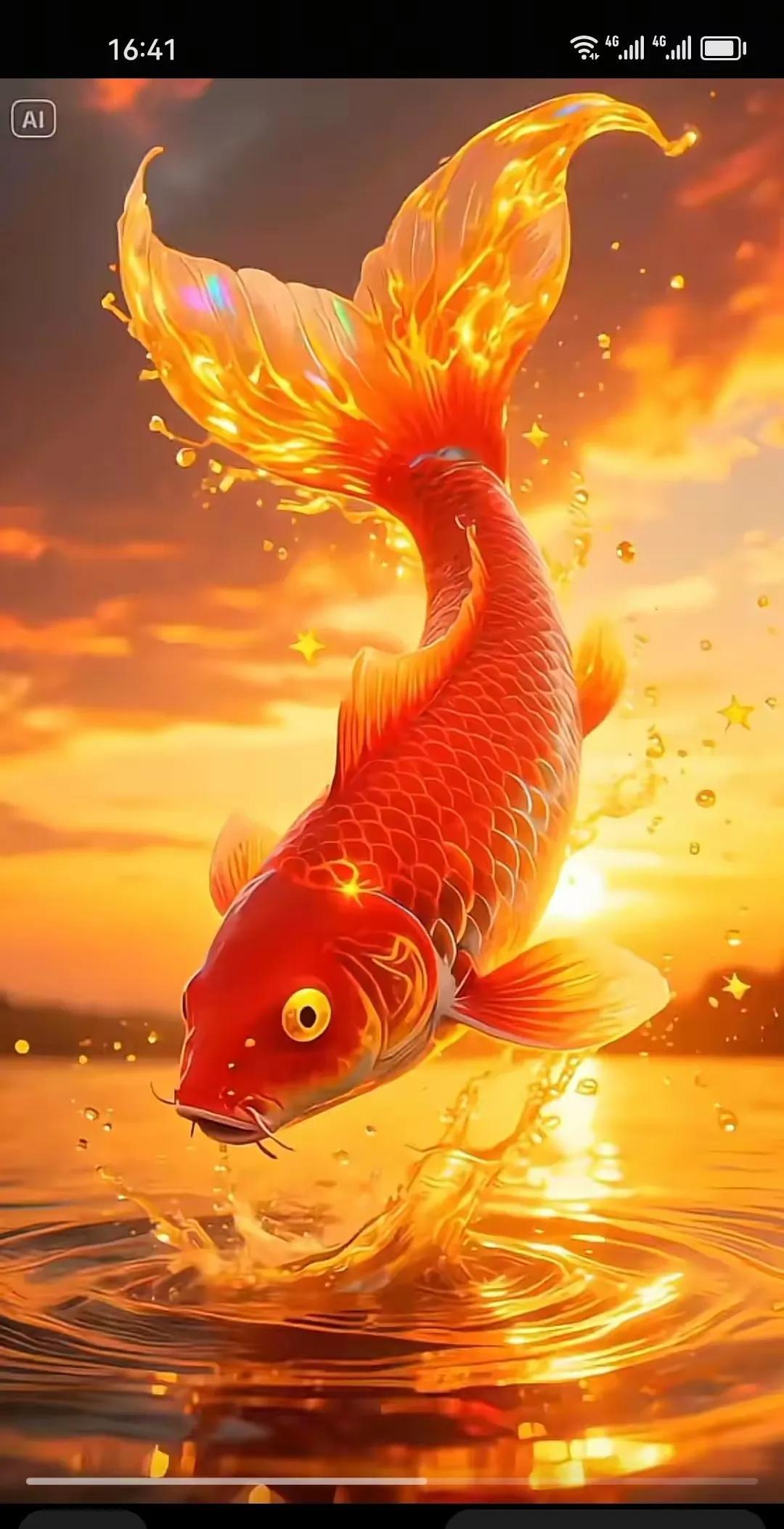 招财锦鲤，见者好运鸿运当头，翻身暴富
