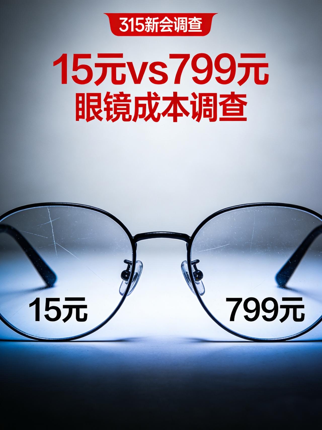 3·15曝光：眼镜行业暴利惊人，15元镜片卖799元，溢价高达53倍3·15
