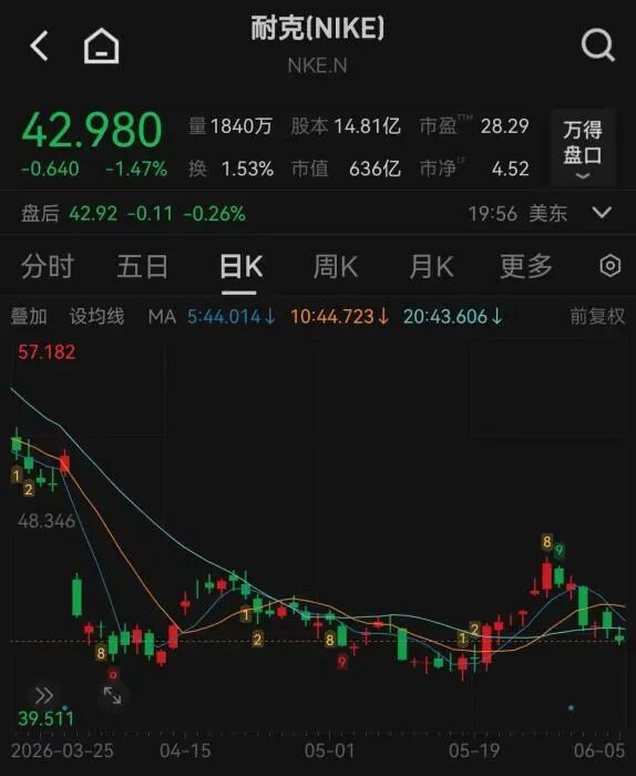 耐克, 几乎蒸发掉一个阿迪达斯