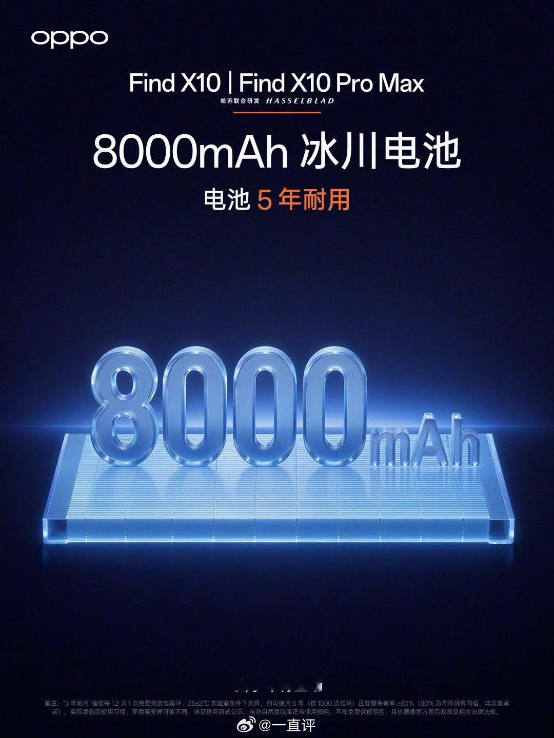 OPPOFindX10系列8000mAh超大电池，今年新品都要嘎嘎猛，到