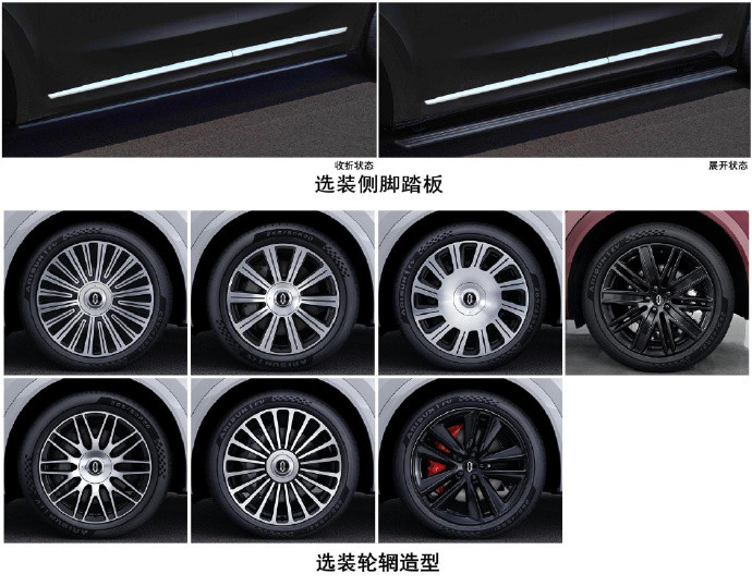 新款问界M8申报图曝光新款问界M8申报图来了~外观区别变化不大，但内饰、配置和