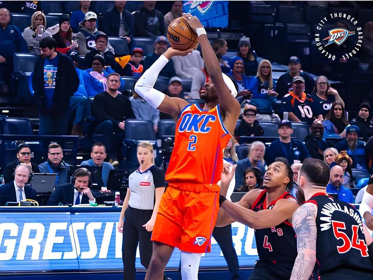 卫冕冠军有点悬，雷霆负猛龙，遭遇两连败！在刚刚结束的一场东西部球队较量中，排