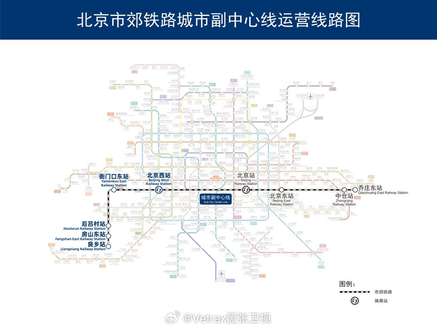 6块钱通州坐到西站的『真动车』北京市郊铁路S1城市副中心线（和广东城际、珠