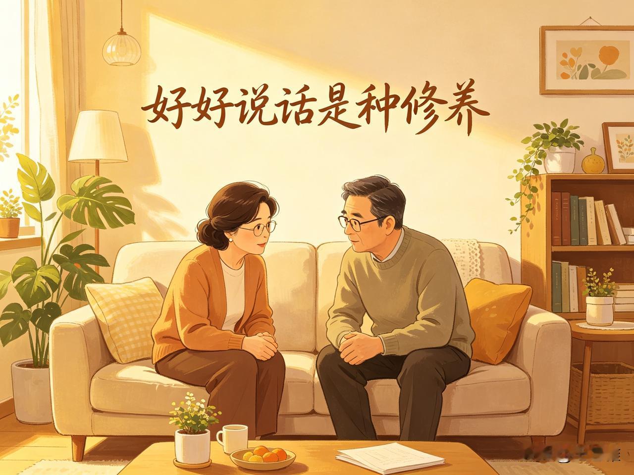 好好说话。我发现能“好好说话”真的是种能力，能“好好说话”真的不是谁都能拥有