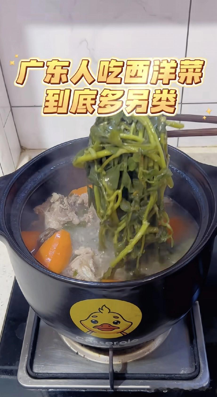 广东人把西洋菜煮进汤里，这操作到底是黑暗还是美味外省朋友看到我家炖的汤直接