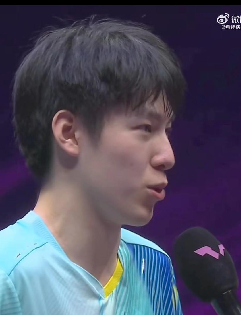 温瑞博击败张本智和晋级决赛，赛后：非常喜欢和高水平的运动员比赛。谈对手：要