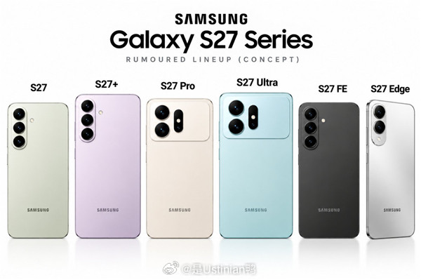 三星GalaxyS27系列产品阵容规划曝光[思考]产品阵容概述•10月13日消息，据外媒SamMob