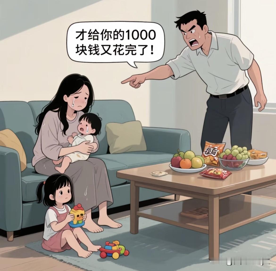 什么是消耗性婚姻?就是你老公给了你一千块钱,你买了柴米油盐,缴了水电煤气费,买