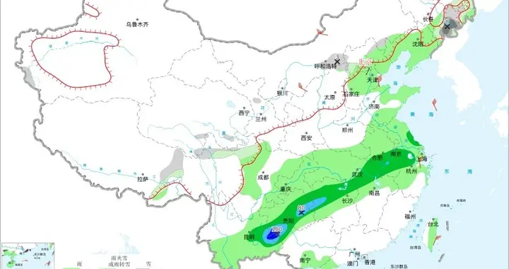 中央气象台! 全国大范围雨雪来袭, 北方大雪暴雪, 南方局地大暴雨