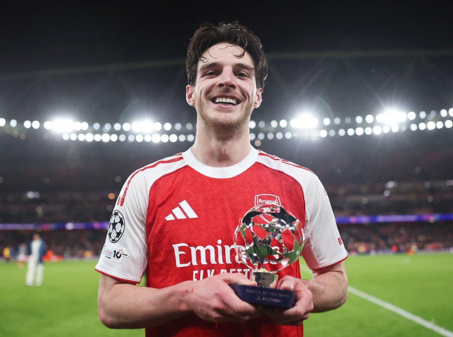 HandofArsenal消息，贝尔塔即将与德克兰·赖斯展开合同谈判。阿森纳英