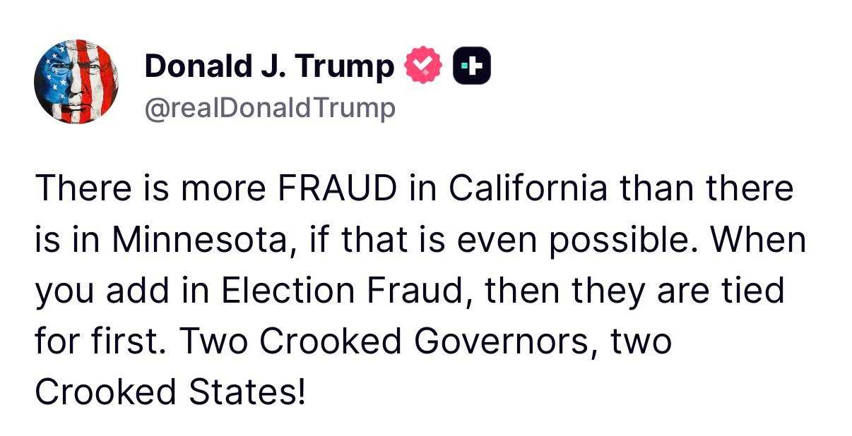 加州州长纽森的新闻办公室官方账号：唐纳德·特朗普是一个精神错乱、惯于撒谎的人，他