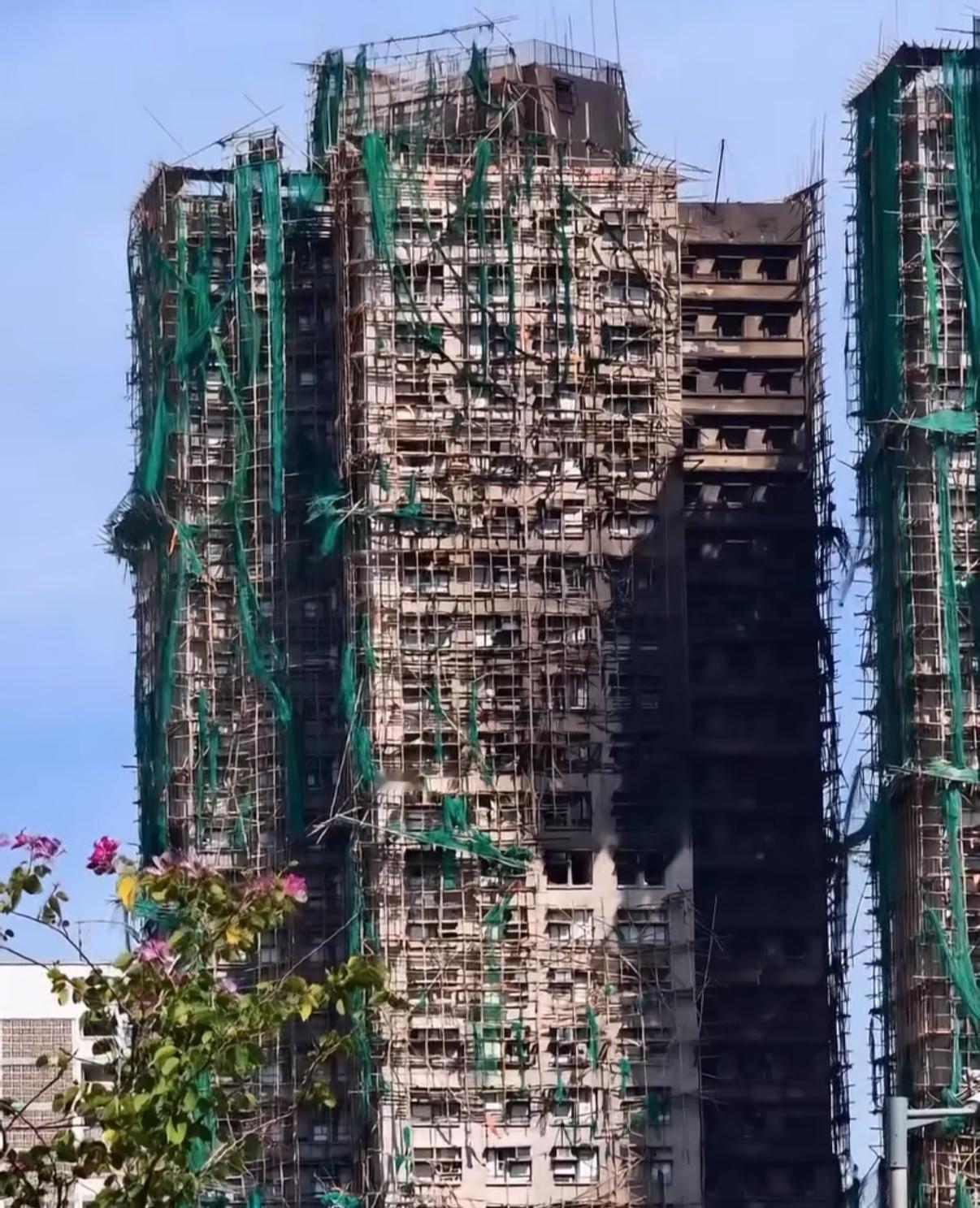大楼重修，那简直就是痴人说梦！和干建筑的朋友聊起被大火烧过的楼，他直接就