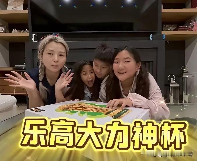 何洁的孩子都长大了，果然孩子们长得都像何洁，大女儿大儿子是和前夫赫子铭的，小女儿