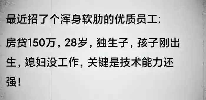这么优质的员工不多了！
