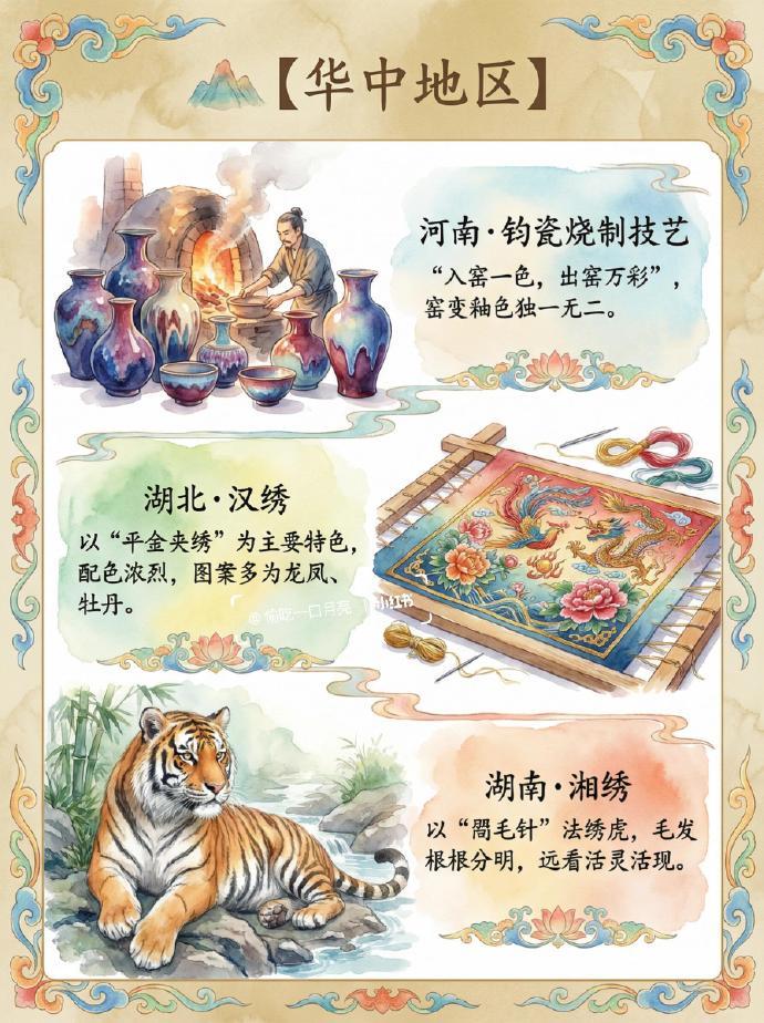 中国34省的非遗地图，太惊艳了​​​