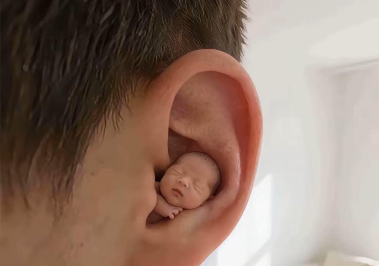耳朵真的怀孕了