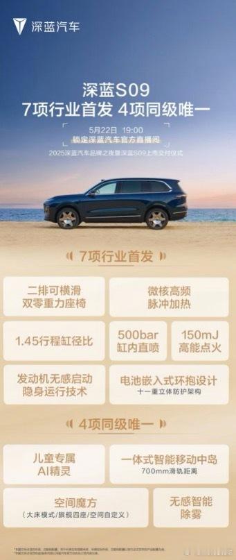 传统大厂的“半价理想”到底怎么样？深蓝的9字辈旗舰SUV也正式发布了，长度超过5