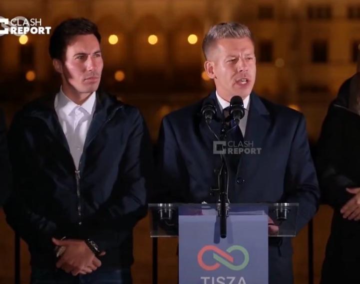 匈牙利新当选总理彼得·马扎尔今天发表胜选演讲时说：“我们将重振维谢格拉德集团（V