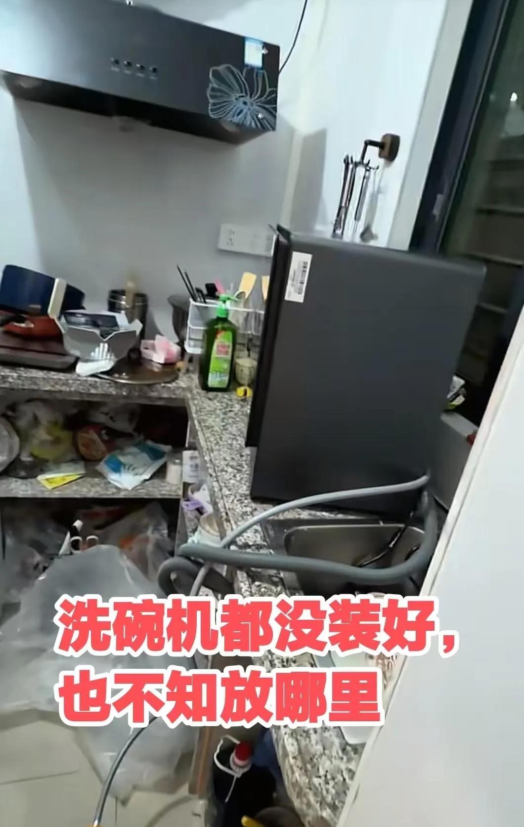 笑死。就这环境买洗碗机[捂脸哭]。1000多的电磁炉，好几百的豆浆机，nik