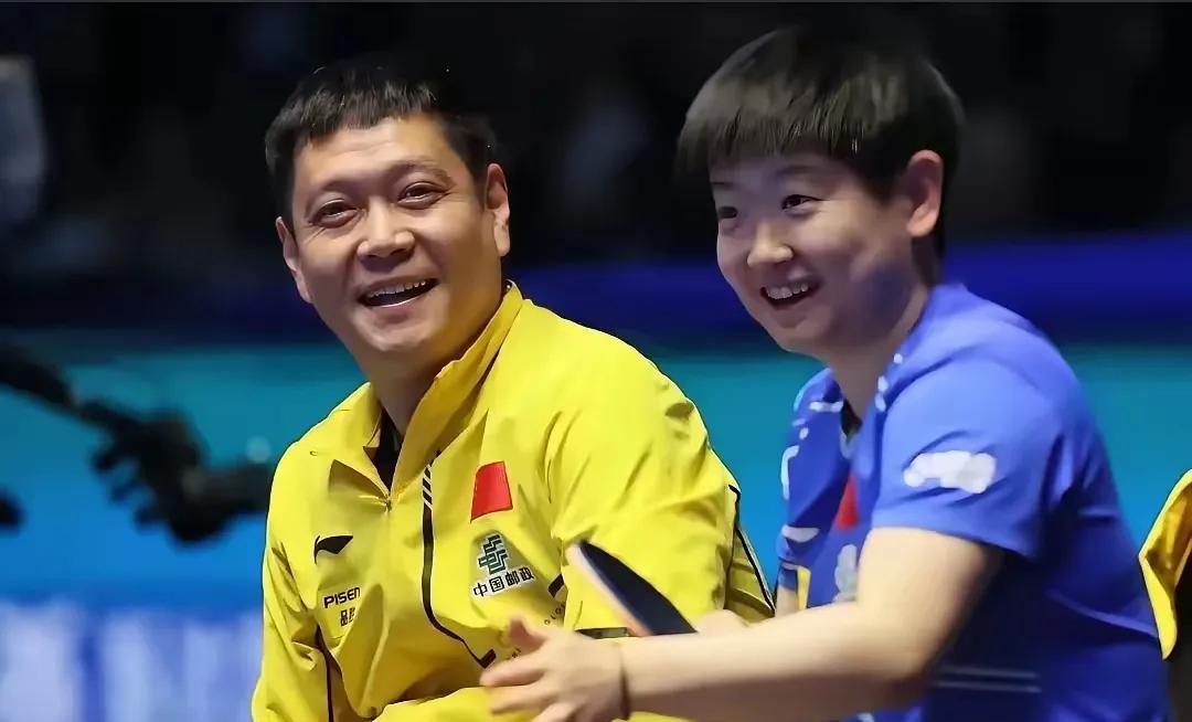 申裕赋小姑娘10：6领先偷着乐去了，忘了对手是谁多哈世乒赛5.22晚上一场比赛