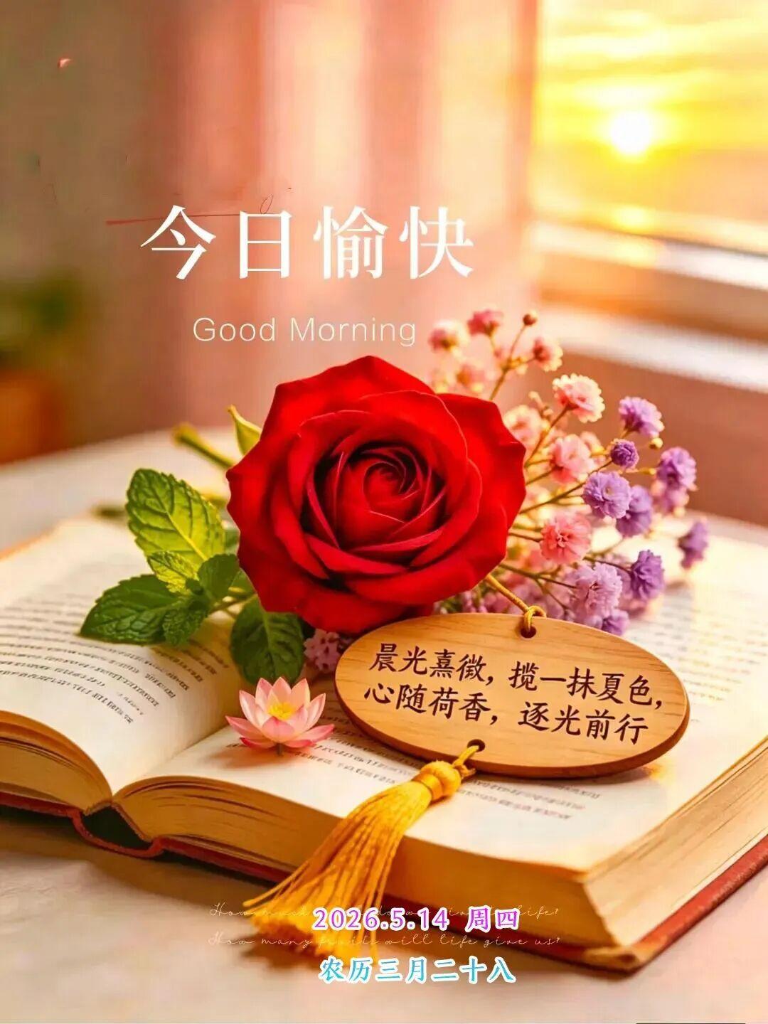 🌊🌺愿我们的生活，像一本书，💐封面漂亮，内容精彩。🌻不管在哪个年纪，都活