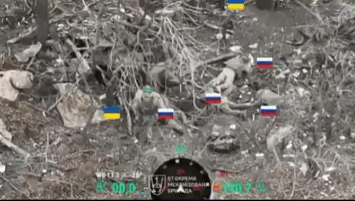 乌军第67旅昨日在第聂伯罗彼得罗夫斯克的亚历山大里夫卡定居点附近俘虏了6名俄军士