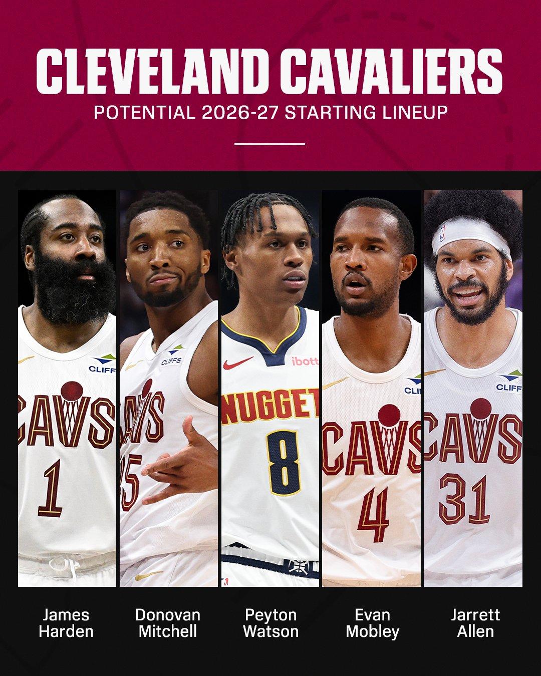 从哈登开始，骑士已13人离开，新援6人！据骑士自媒体RealCavsFans统计