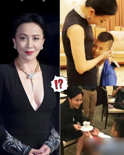 刘嘉玲没孩子，喝多了伤感，胡军当场说：把我儿子送给你。不是玩笑。2015年康康7岁，刘嘉玲正经摆了认