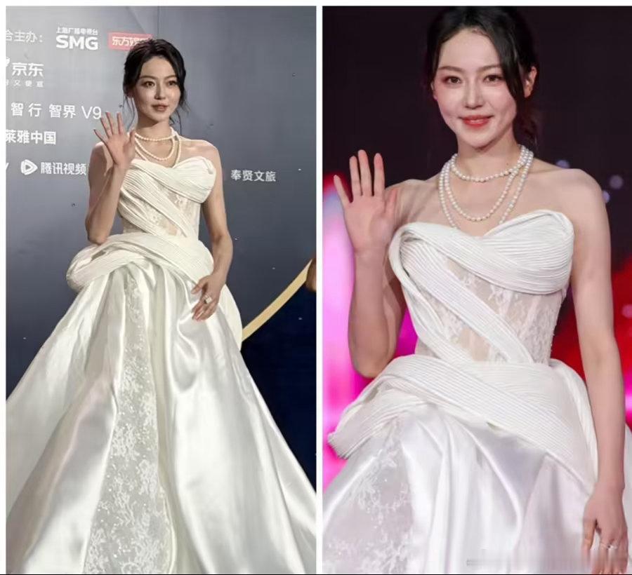 上海这晚，女演员们的直角肩，都败给了不胖不瘦的刘浩存