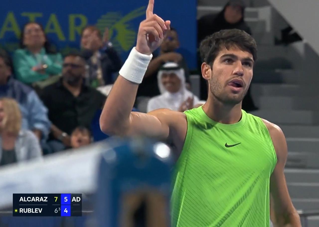 阿尔卡拉斯与新生代菲斯ATP1000多哈站决赛时刻北京时间20