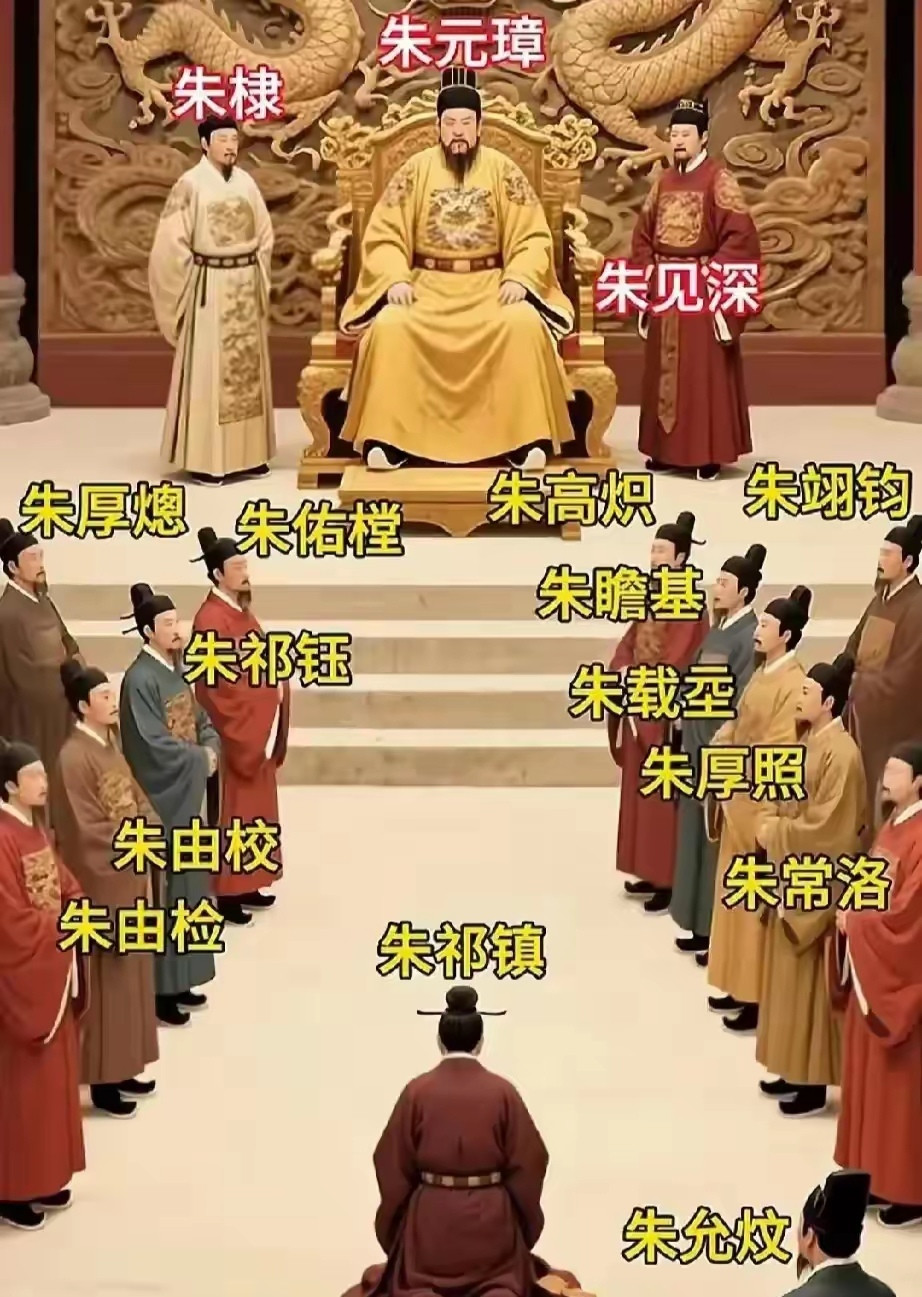 如果明朝所有皇帝，聚在一起开会。朱元璋最喜欢谁，最讨厌谁？众所周知，朱元璋从放牛娃出身，经过数十年发