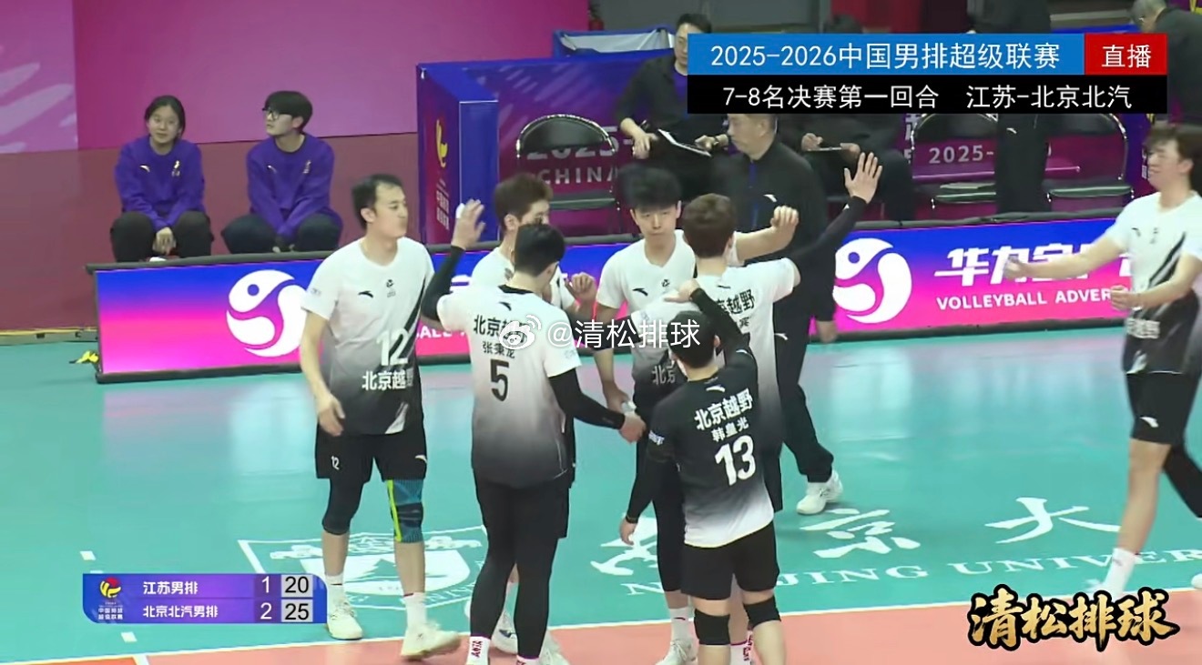 【北京男排战胜江苏夺保级赛首胜】2025-2026中国男排超级联赛A级总决赛7-