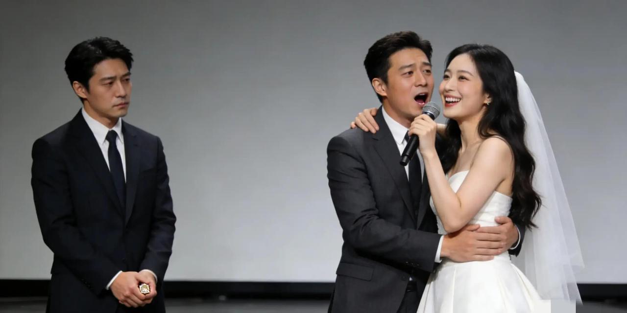 婚礼当天，新郎沈默站在台侧，眼睁睁看着新娘林薇和她的男闺蜜程屿深情对唱情歌，两人