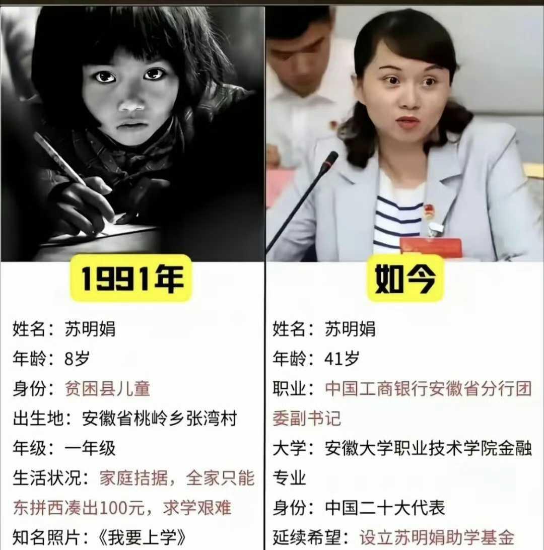希望工程真是改变了人的一生啊