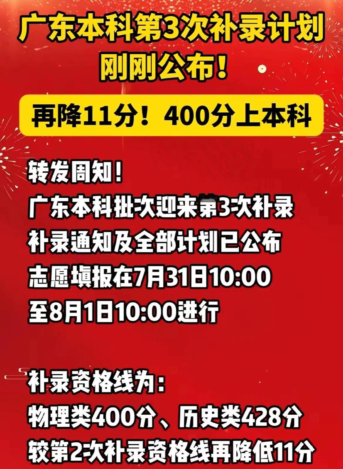 为了让高价的民办本科大学招满人，广东的本科分数线一降再降，这真的好么？不是说民办