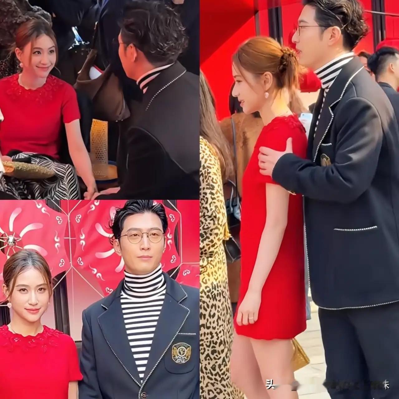 下意识的动作是骗不了人的，窦骁跟何超莲的感情状况暴露了，今天两人一起参加线下活动