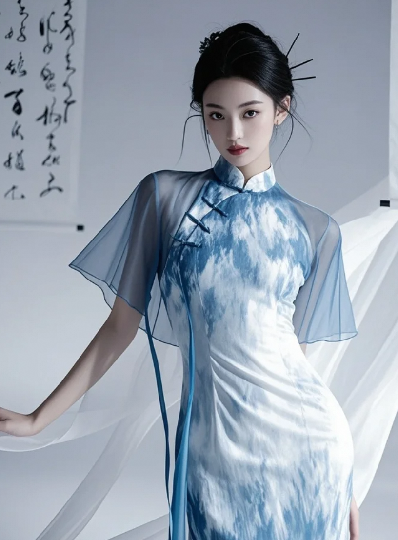 她的眼神里，藏着无数个未说的故事