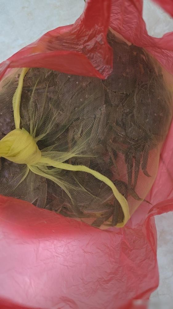 朋友给了一盒大闸蟹，盒子外观也很漂亮，拿出大闸蟹时候给我扔了，然后把大闸蟹放冰箱
