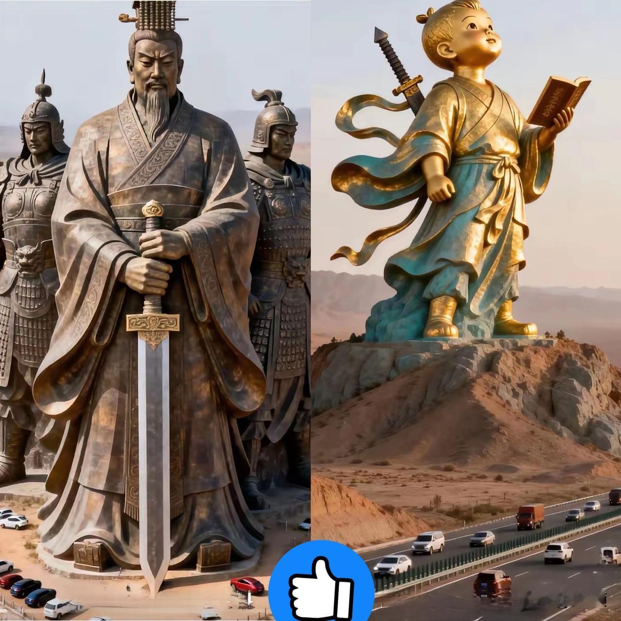 瞧瞧网友们设计的“汉武雄风”与“大地之子”，那才叫一个绝！“汉武雄风”霸气侧漏，
