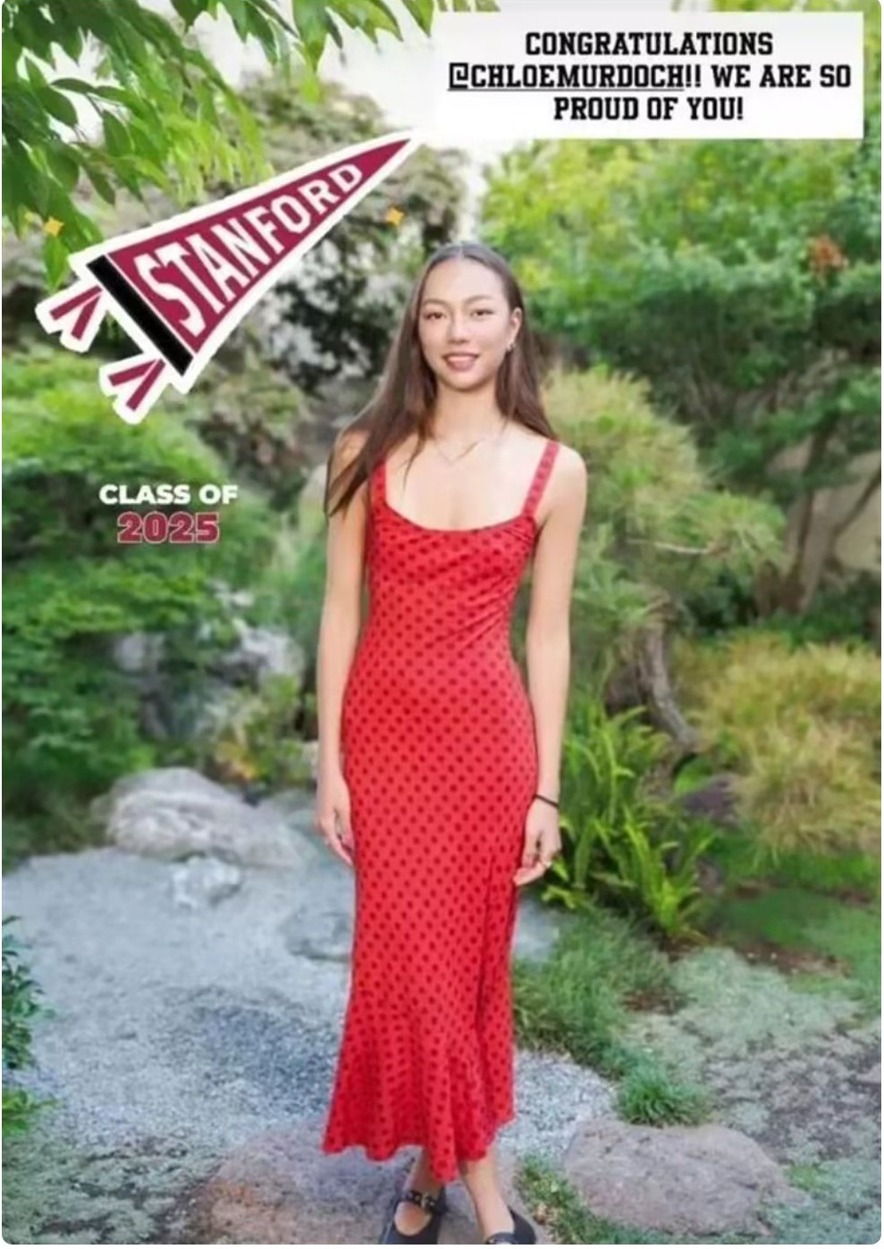 邓文迪女儿斯坦福毕业！一年拿硕士闯科技圈，比你有钱还比你卷
