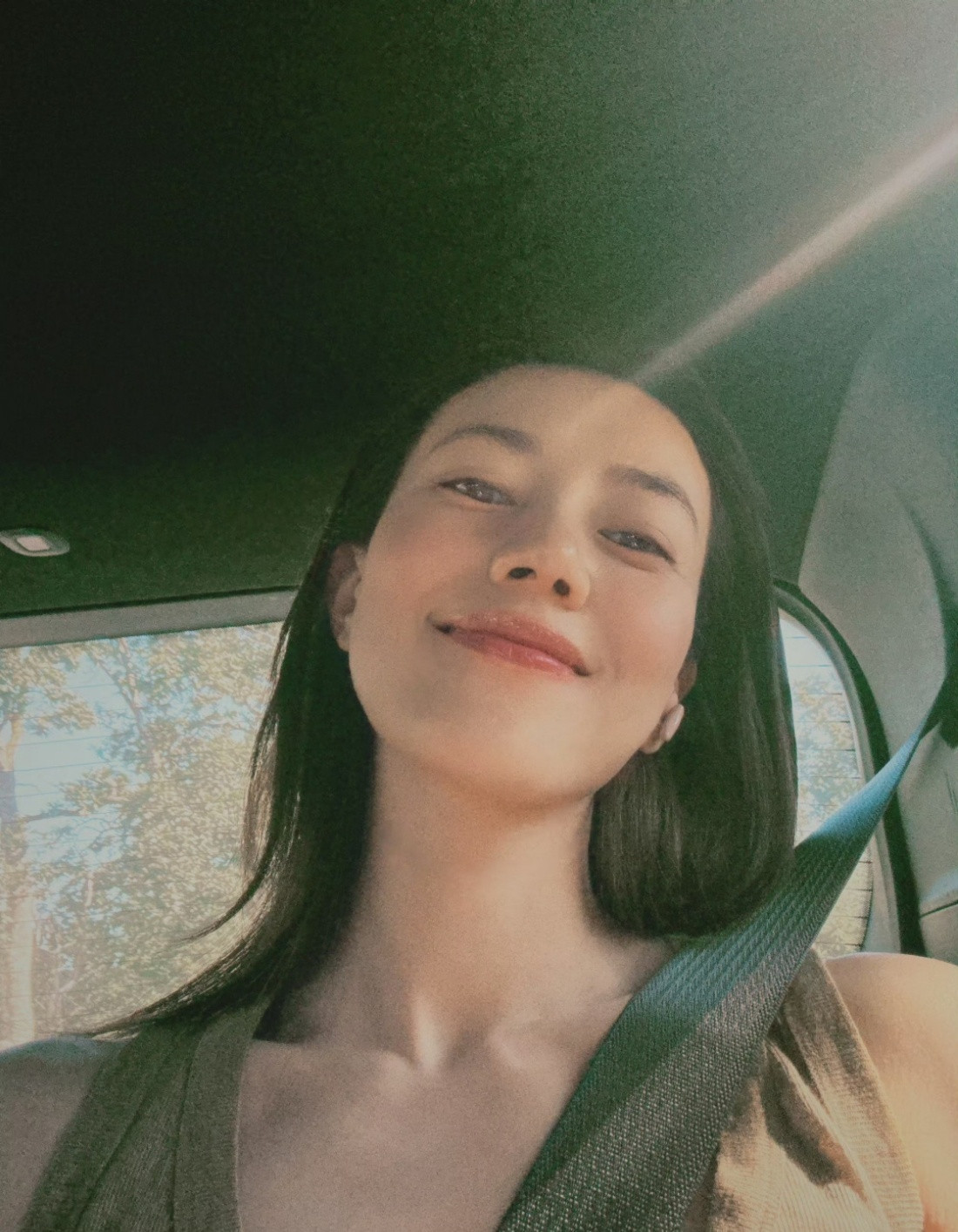 高圆圆自拍是我没想到的角度事实证明漂亮的人咋拍都好看🙌​​​