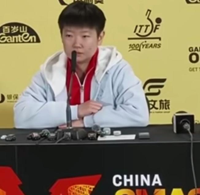 孙颖莎输了比赛止步16强赛后发言谈了原因，特别是最后一个原因，让人鼻子发酸了，