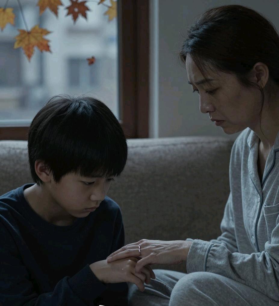 泪崩！单亲妈妈给儿子10块钱，让他坐车回来，儿子没坐车，步行一个多小时才到家，在