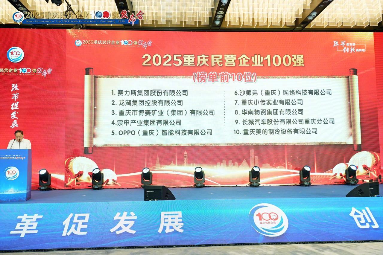“躺赢”的滋味真好！赛力斯登顶重庆民营企业100强第一名！根据2025重庆民